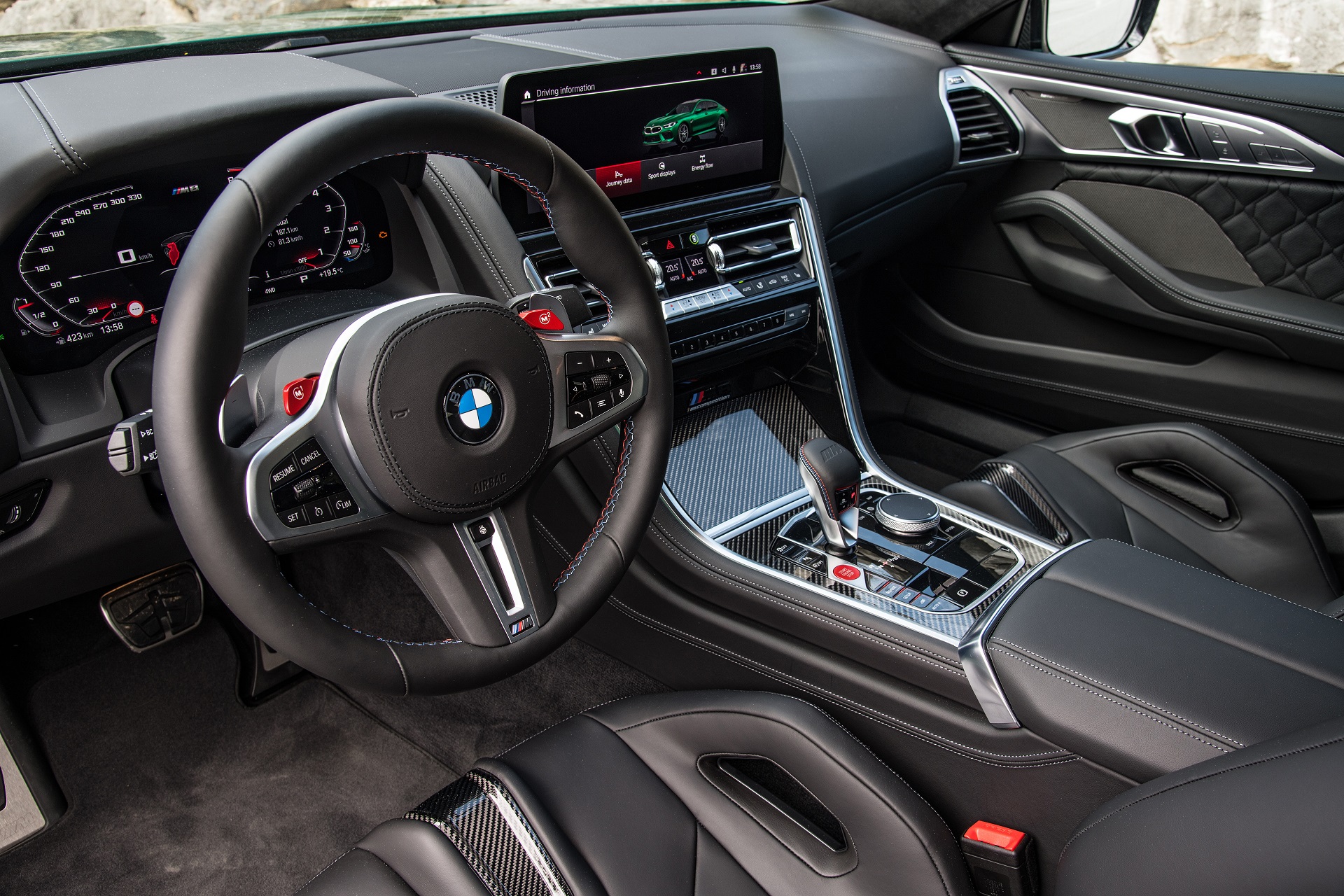 Download 2023 BMW M8 Competition Gran Coupe - Interior HD Wallpaper 1920x1280 #29
