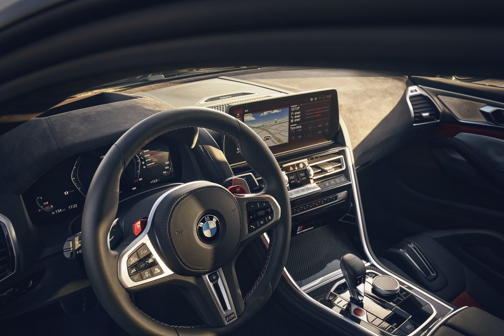 Download 2023 BMW M8 Competition Gran Coupe - Interior HD Wallpaper 1921x1281 #49