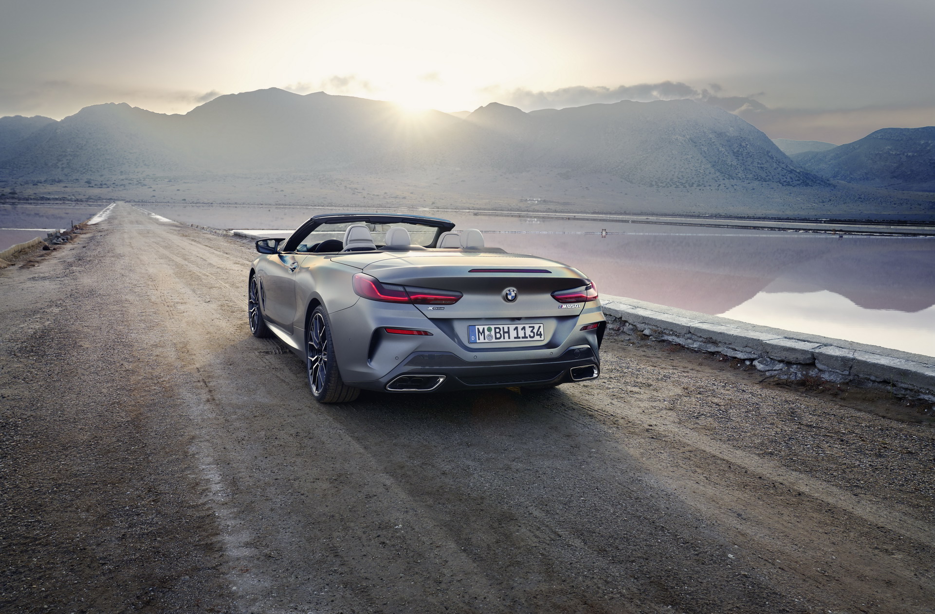 Download 2023 BMW M850i xDrive Convertible - Rear Three-Quarter HD Wallpaper 1921x1263 #3