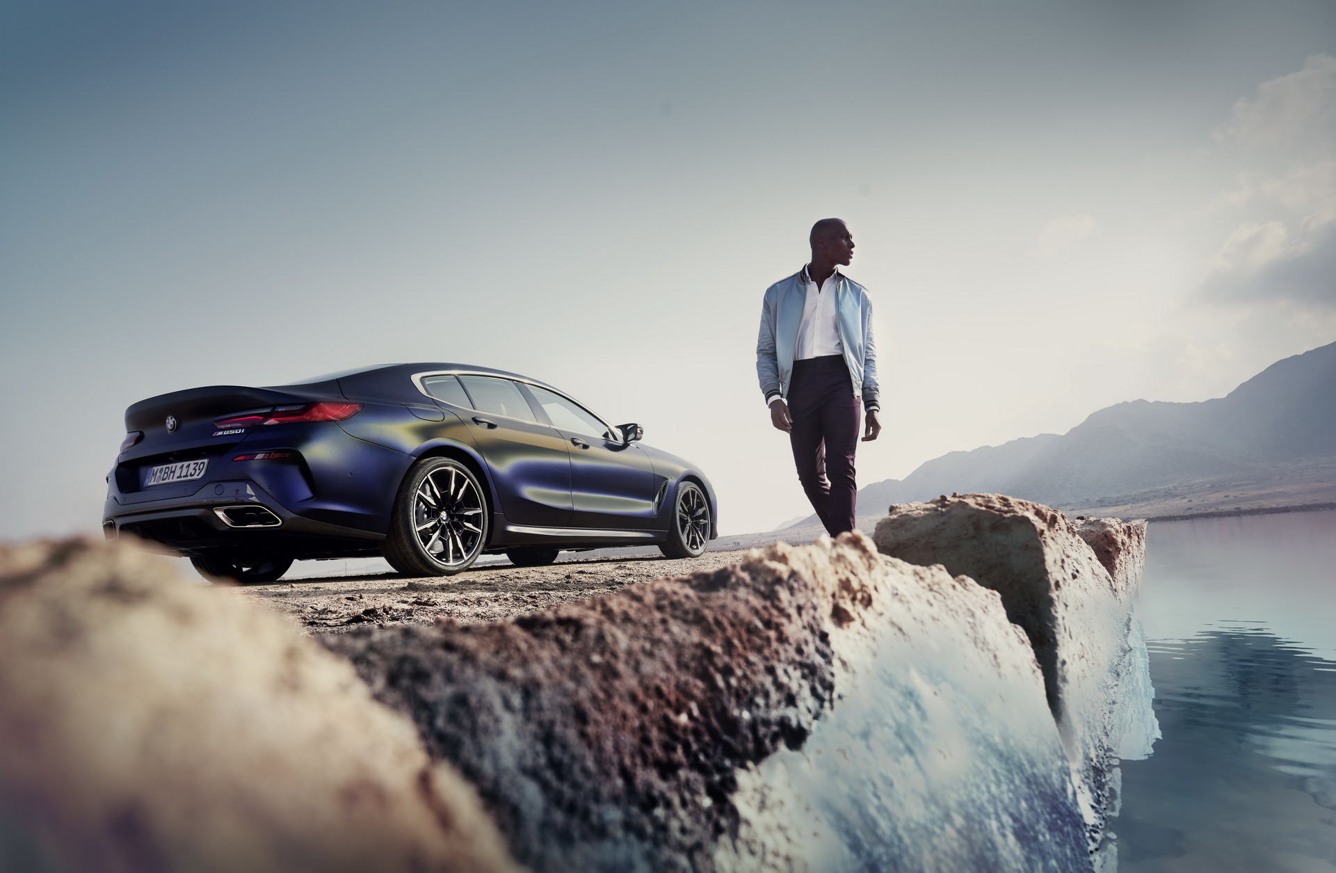 Download 2023 BMW M850i xDrive Gran Coupe - Rear Three-Quarter HD Wallpaper 1921x1255 #5