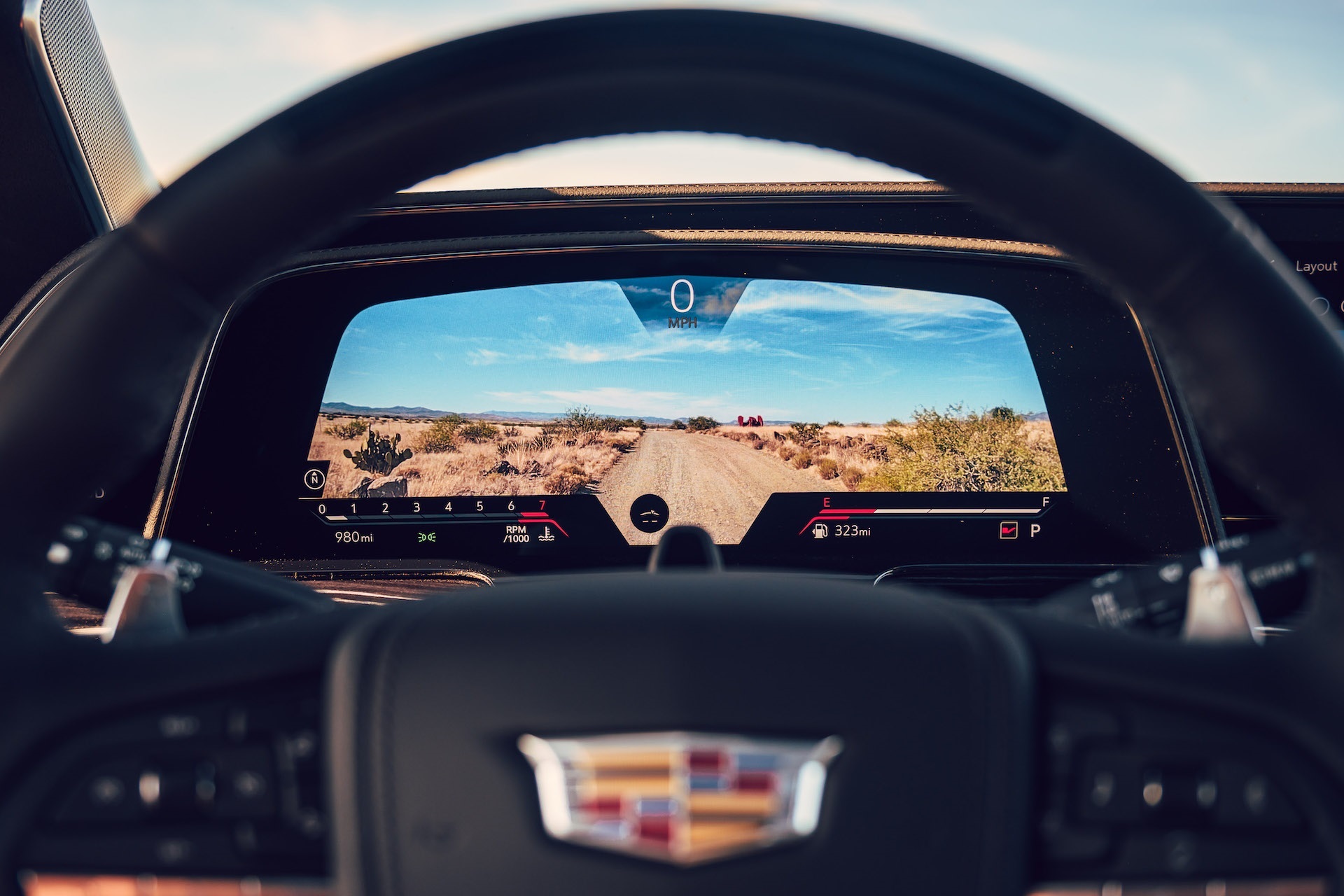 Download 2023 Cadillac Escalade-V - Digital Instrument Cluster HD Wallpaper 1920x1280 #68