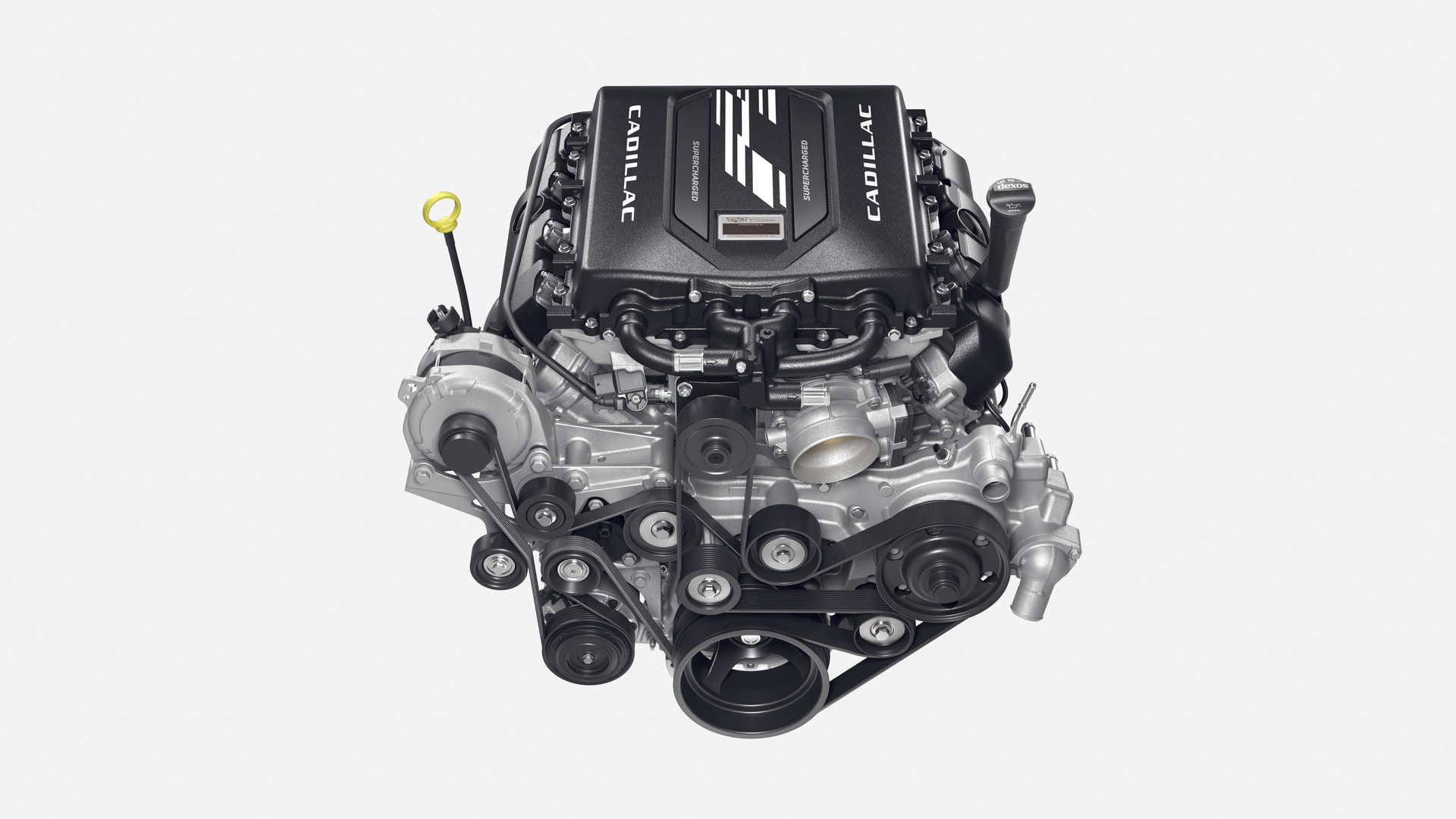 Download 2023 Cadillac Escalade-V - Engine HD Wallpaper 1920x1080 #30