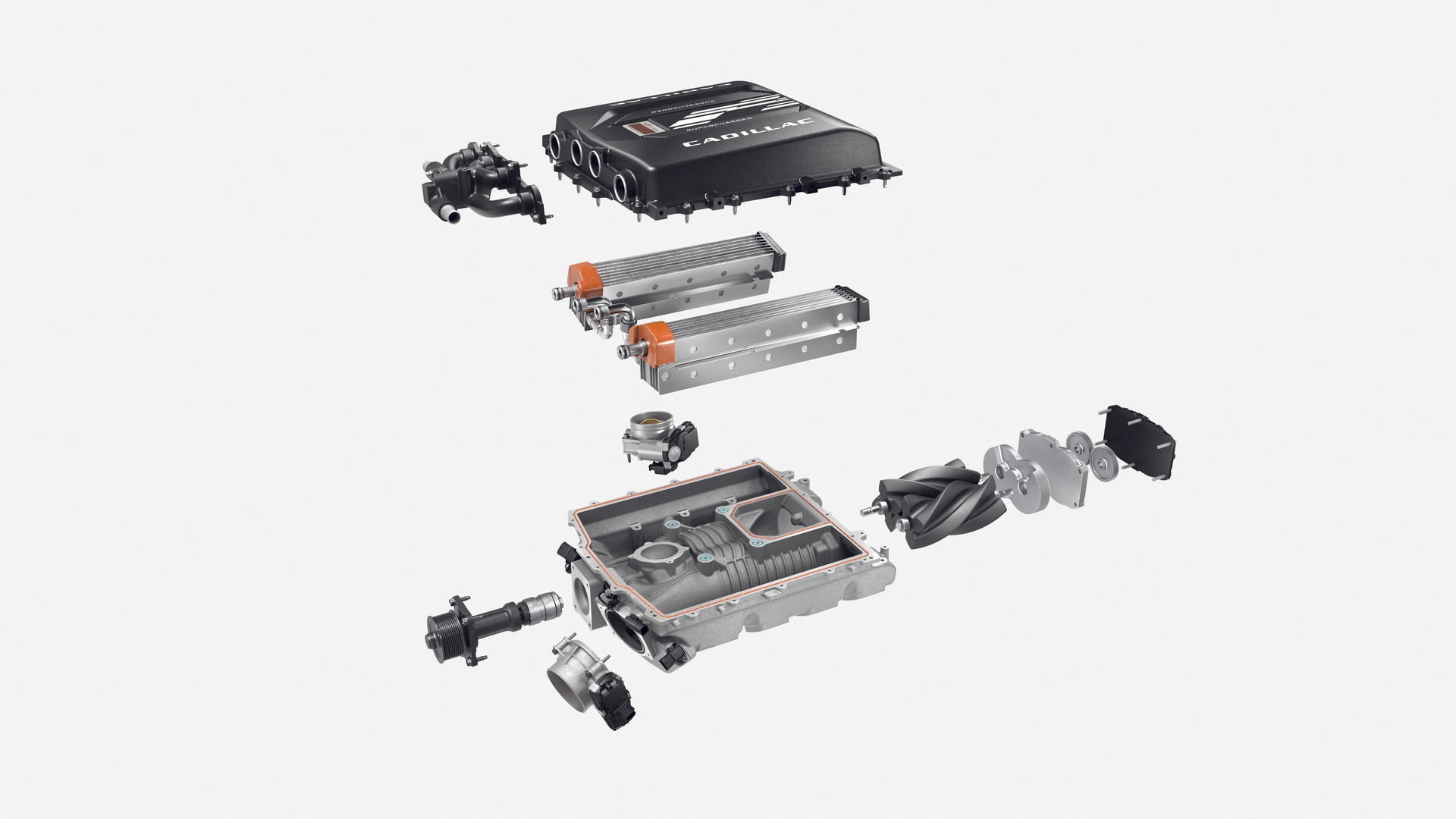 Download 2023 Cadillac Escalade-V - Engine HD Wallpaper 1920x1080 #31