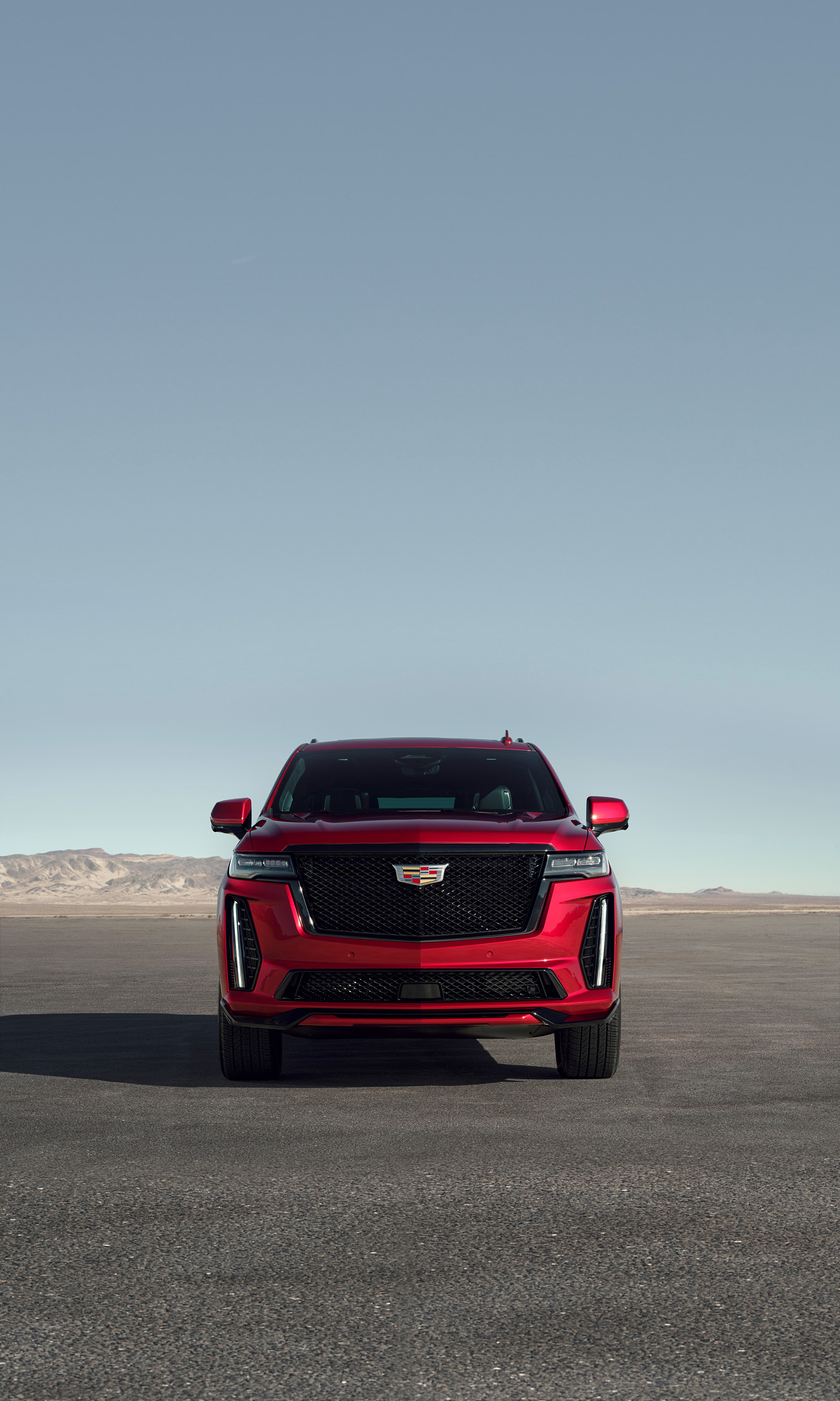 Download 2023 Cadillac Escalade-V - Front HD Phone Wallpaper 1440x2400 #7