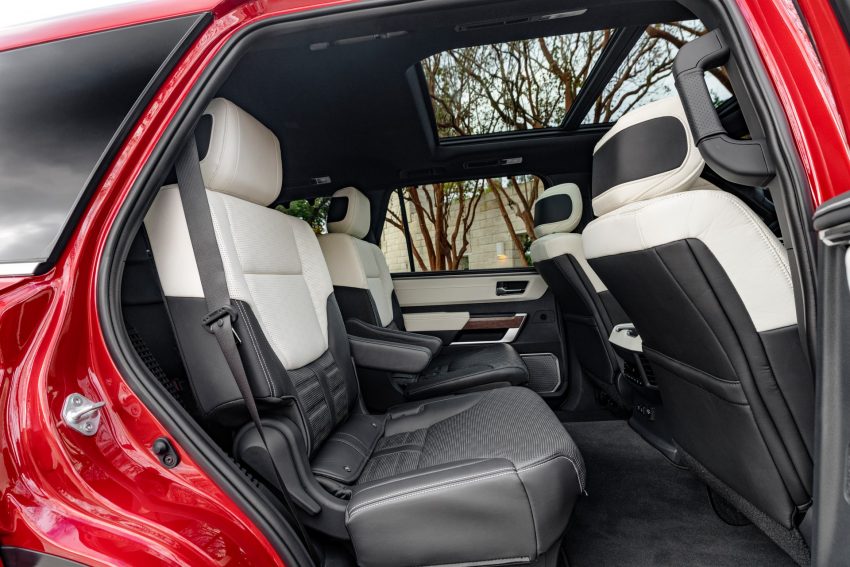 2023 Toyota Sequoia Capstone - Interior, Rear Seats Wallpaper 850x567 #18