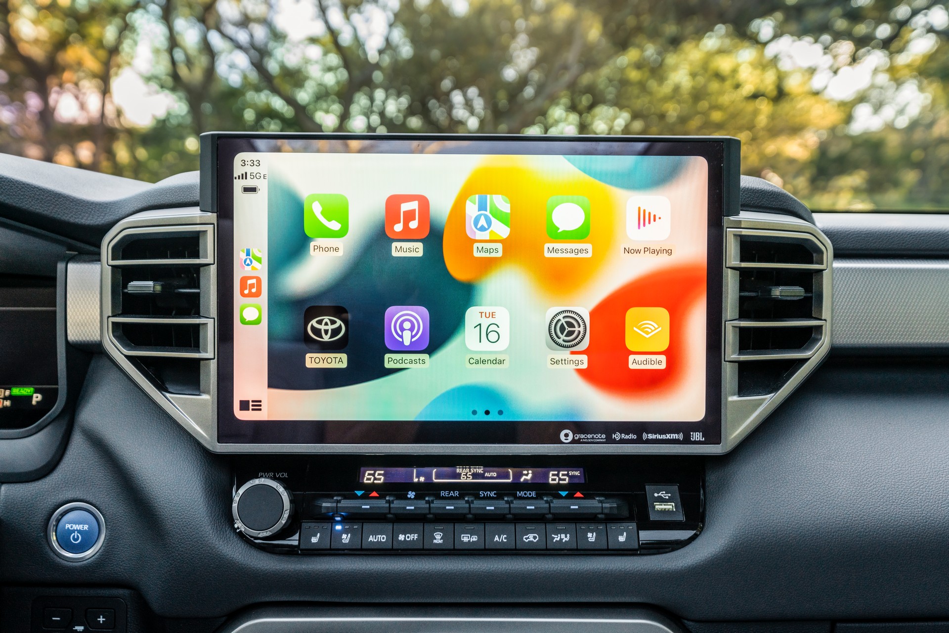 Download 2023 Toyota Sequoia Limited - Central Console HD Wallpaper 1920x1280 #42