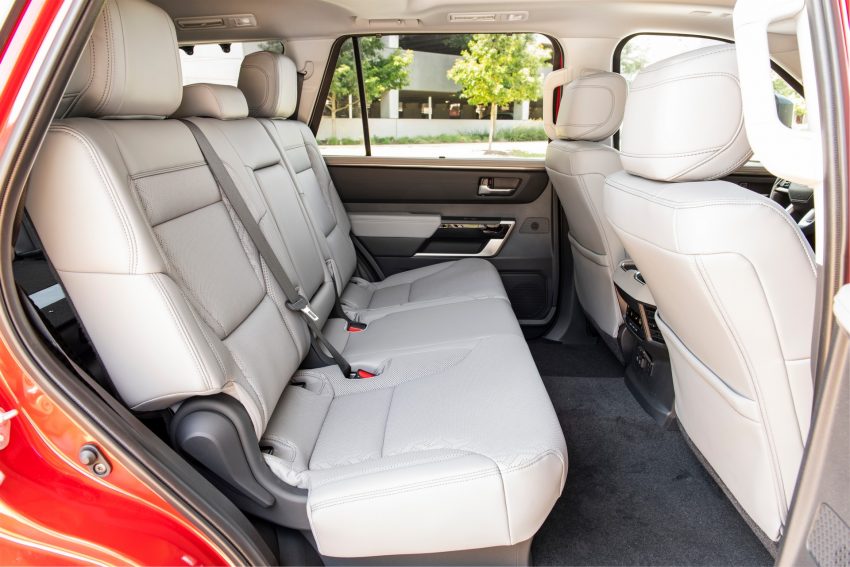 2023 Toyota Sequoia Limited - Interior, Rear Seats Wallpaper 850x567 #30