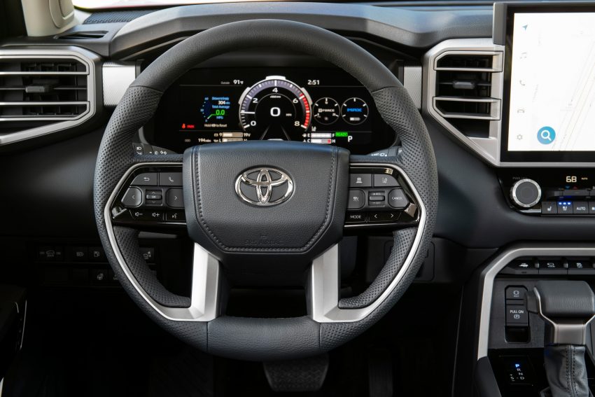 2023 Toyota Sequoia Limited - Interior, Steering Wheel Wallpaper 850x567 #20