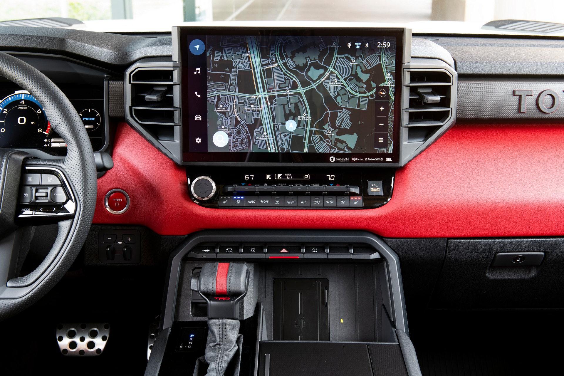 Download 2023 Toyota Sequoia TRD Pro - Interior, Cockpit HD Wallpaper 1920x1280 #89