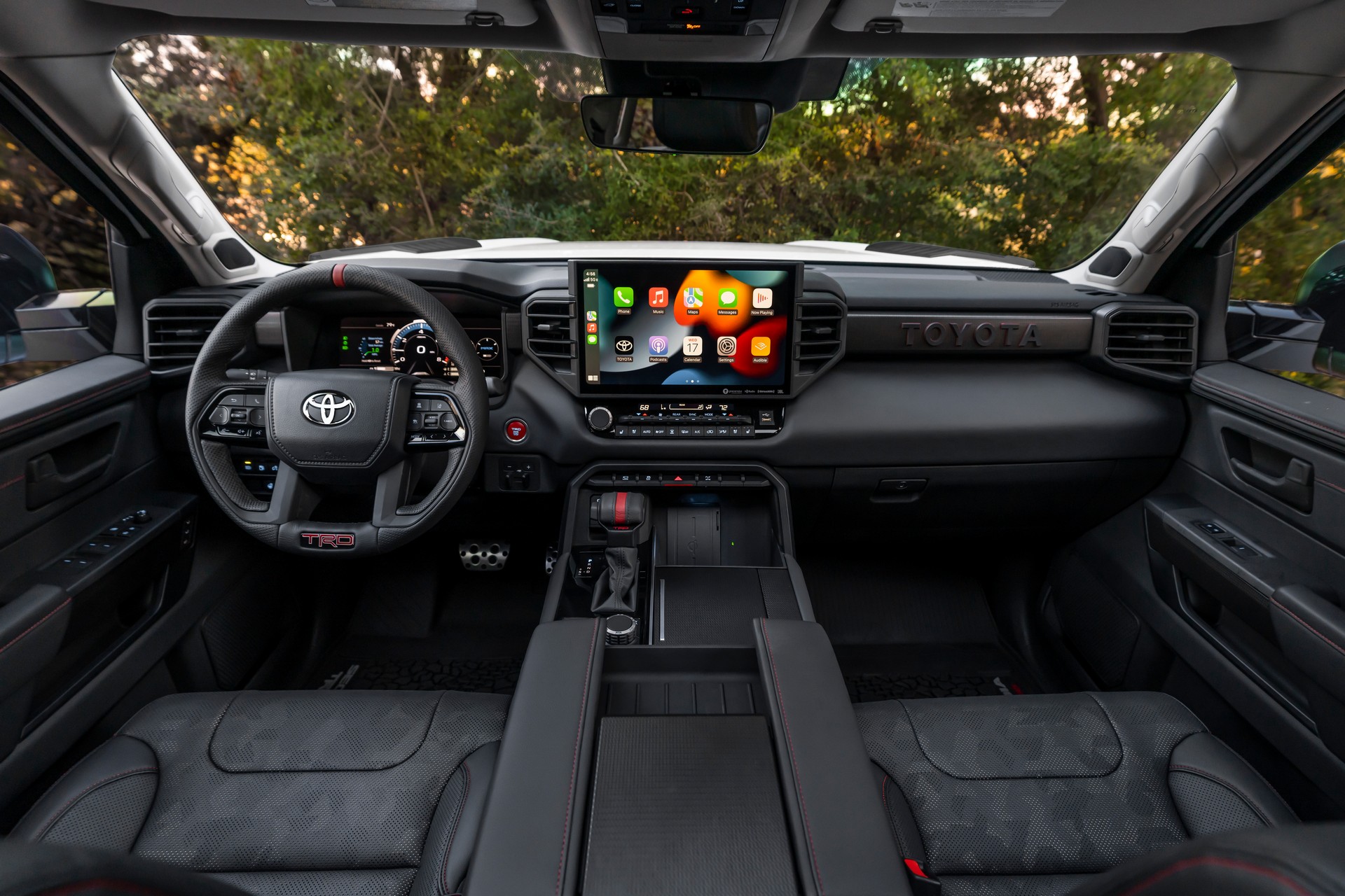 Download 2023 Toyota Sequoia TRD Pro - Interior, Cockpit HD Wallpaper 1920x1280 #18