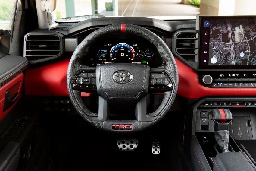 2023 Toyota Sequoia TRD Pro - Interior, Steering Wheel Wallpaper 850x567 #94