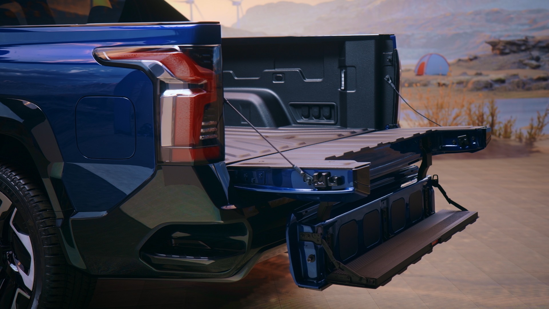 Download 2024 Chevrolet Silverado EV RST - Detail HD Wallpaper 1920x1080 #14