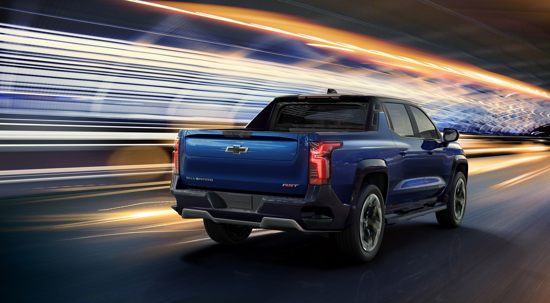 Download 2024 Chevrolet Silverado EV RST - Rear HD Wallpaper 1920x1057 #4