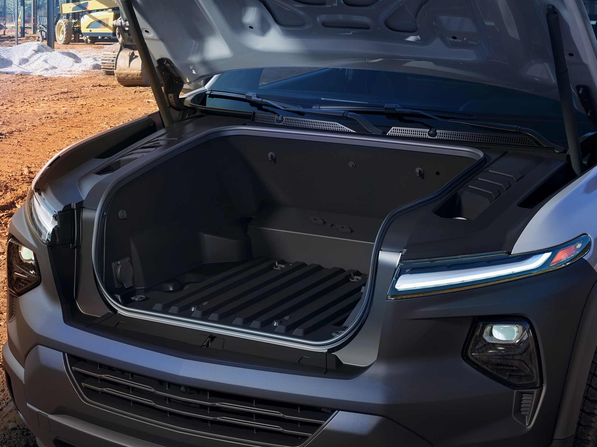 Download 2024 Chevrolet Silverado EV WT - Front Cargo Area HD Wallpaper 1920x1439 #15