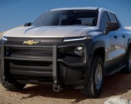 2024 Chevrolet Silverado EV WT - Front Three-Quarter Wallpaper 190x150