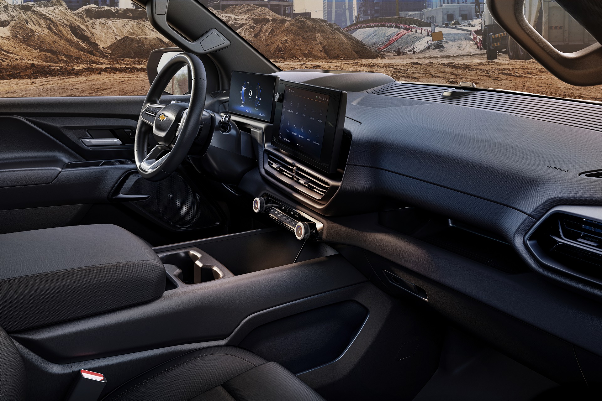 Download 2024 Chevrolet Silverado EV WT - Interior HD Wallpaper 1920x1280 #21