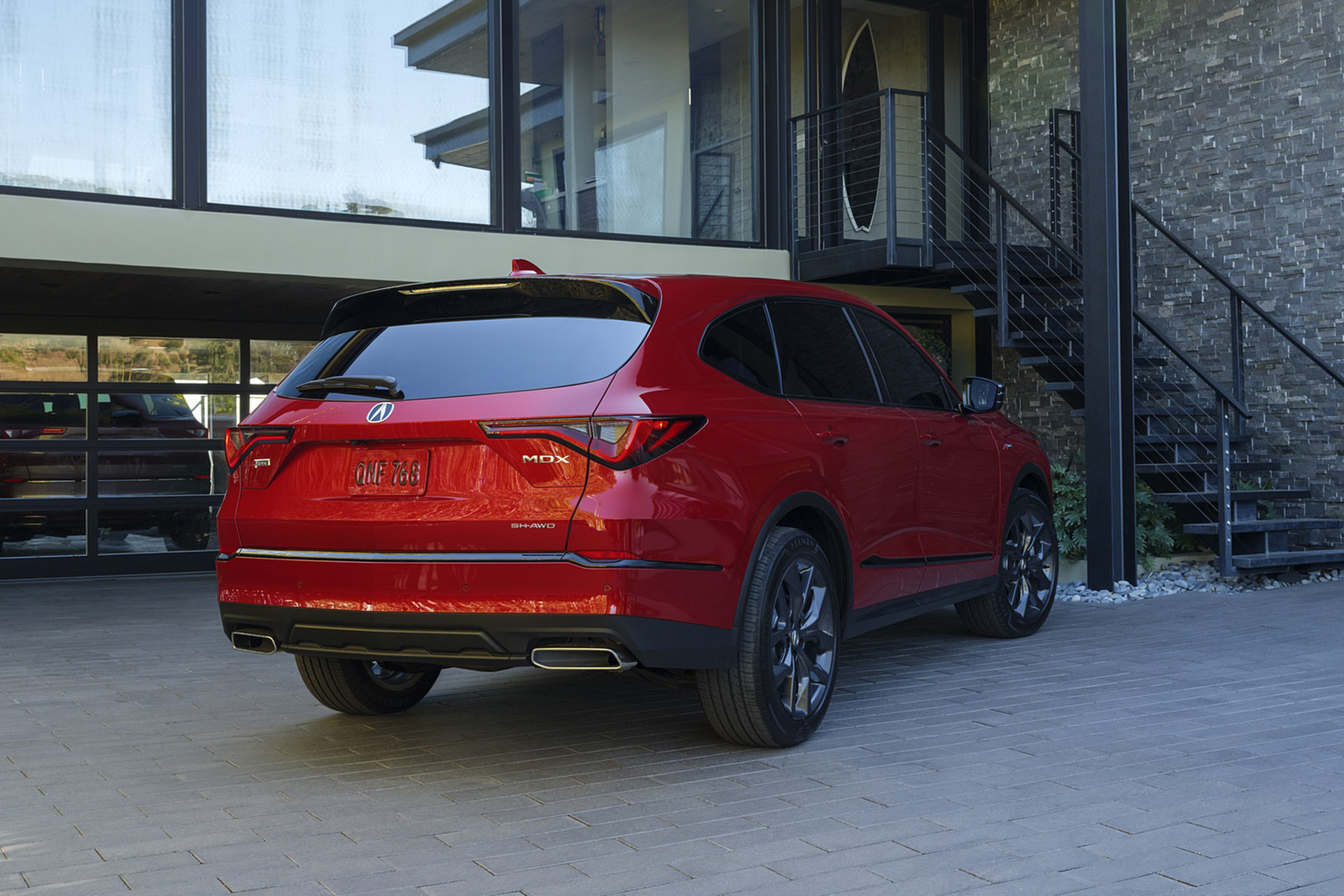 Download 2022 Acura MDX A-Spec - Rear Three-Quarter HD Wallpaper 1920x1280 #12