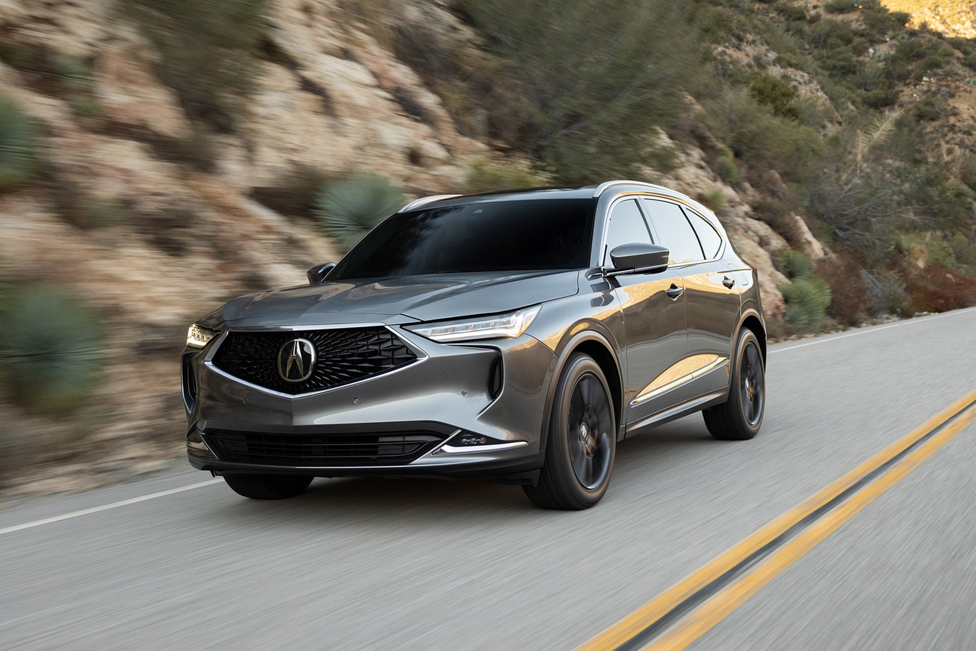 Download 2022 Acura MDX Advance - Front Three-Quarter HD Wallpaper 1920x1280 #1