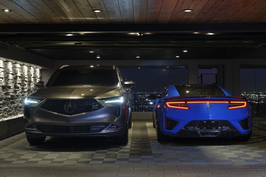 2022 Acura MDX Advance and Acura NSX Wallpaper 850x566 #17