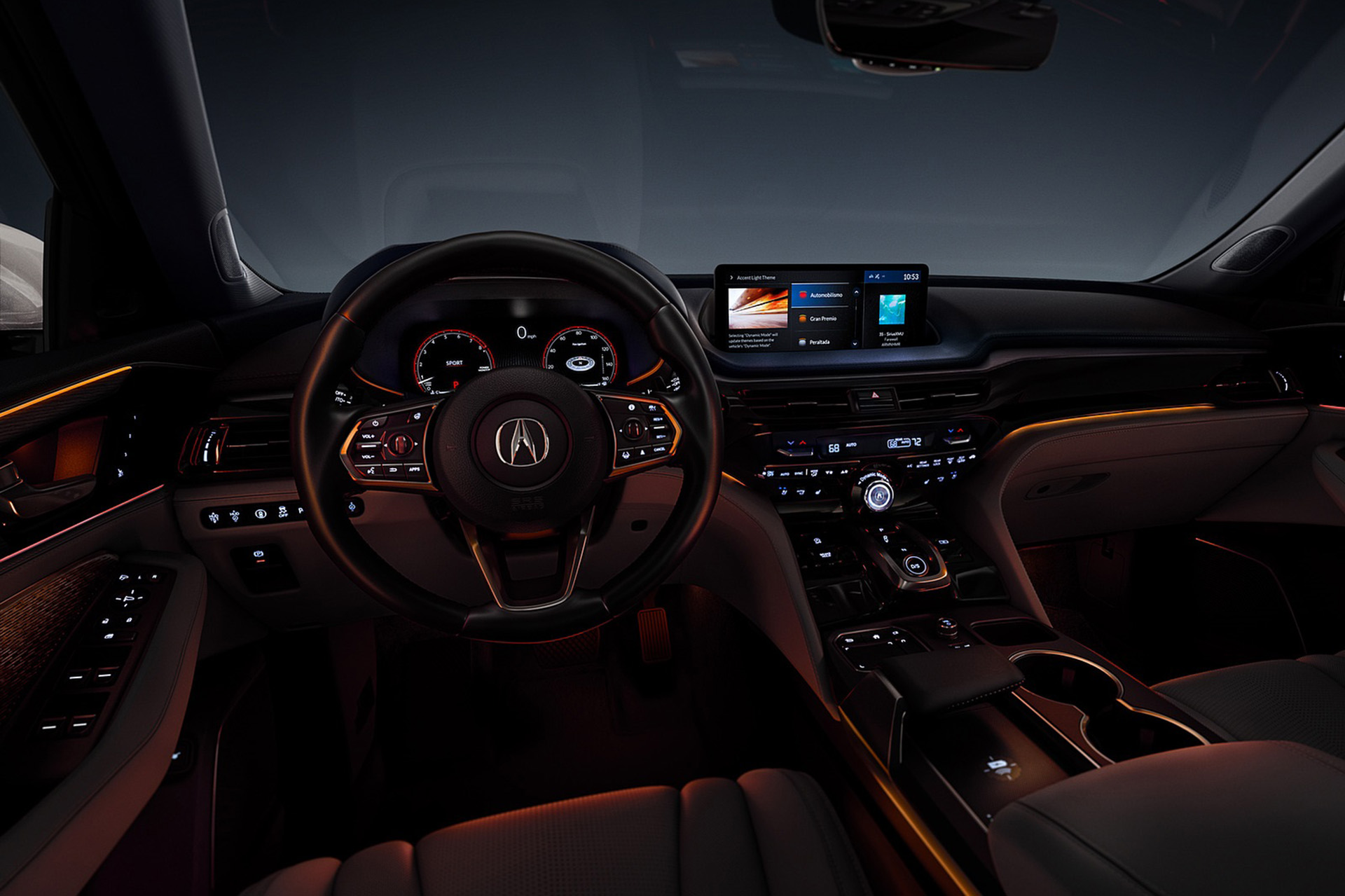 Download 2022 Acura MDX - Interior Ambient Lighting HD Wallpaper 1920x1279 #36