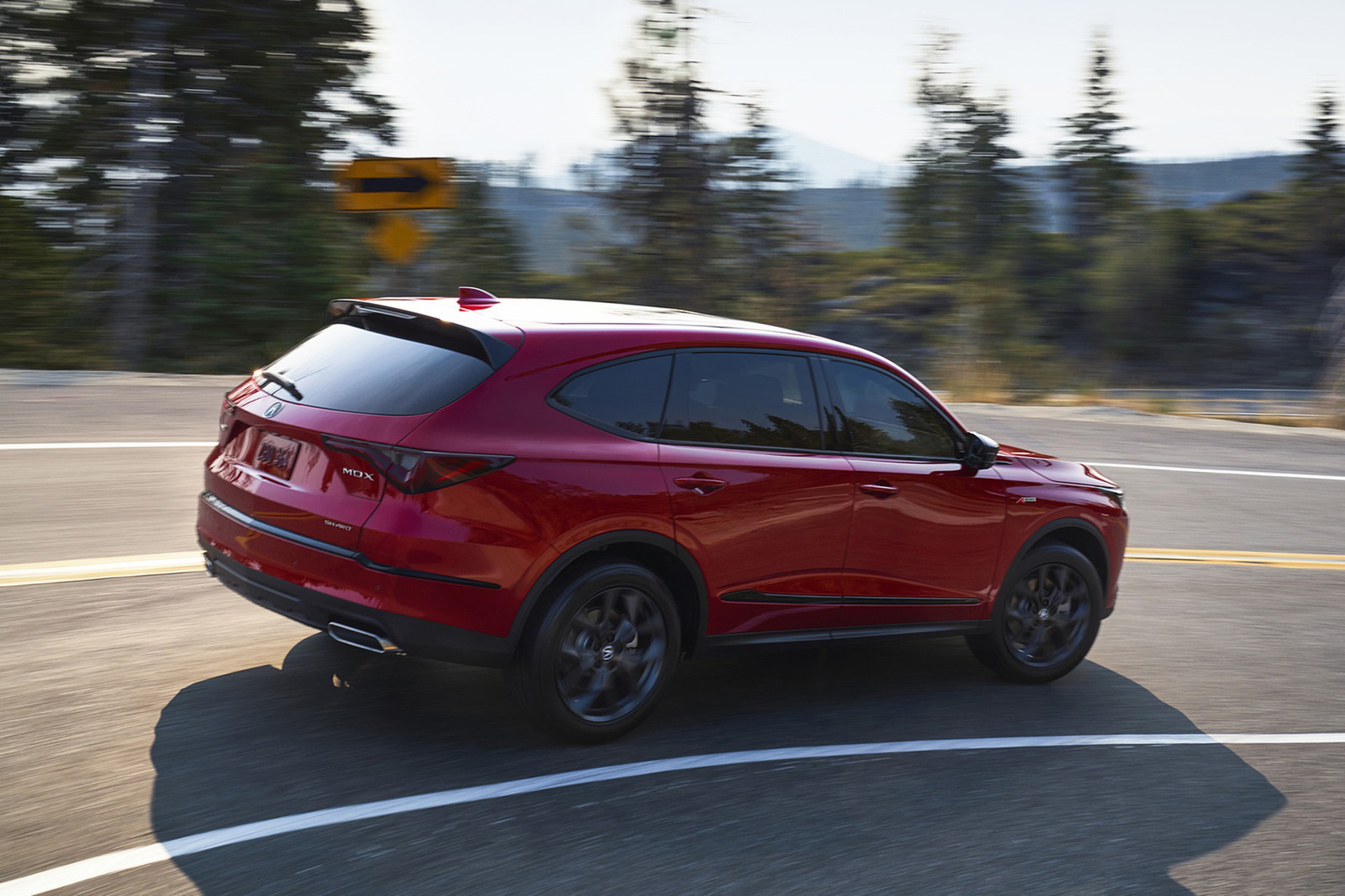 Download 2022 Acura MDX SH-AWD A-Spec - Rear Three-Quarter HD Wallpaper 1920x1280 #22