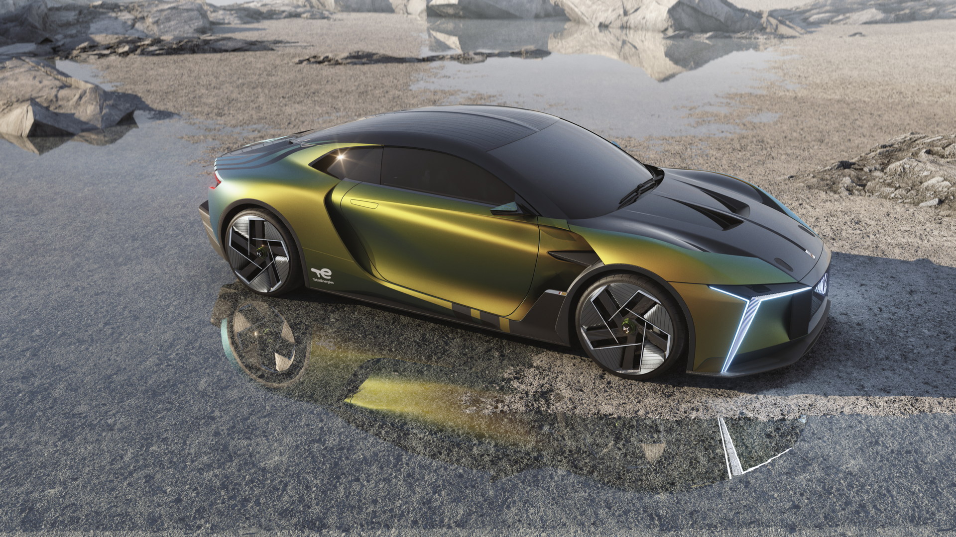 Download 2022 DS E-Tense Performance Concept - Front Three-Quarter HD Wallpaper 1920x1080 #1