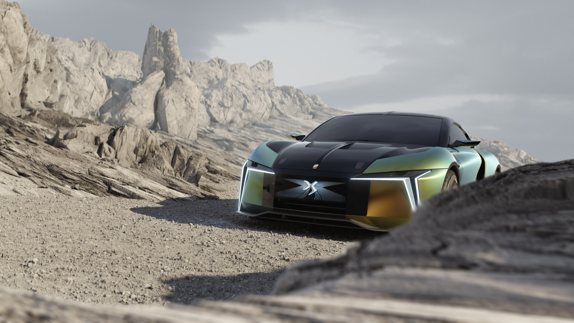 Download 2022 DS E-Tense Performance Concept - Front HD Wallpaper 1920x1080 #5
