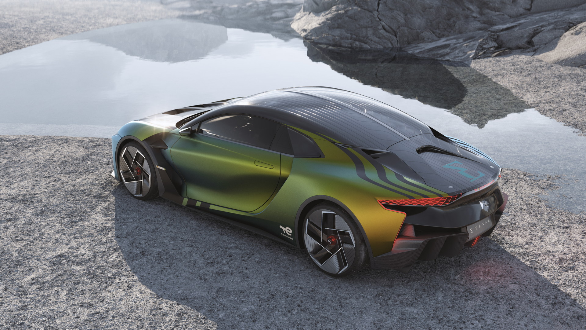 Download 2022 DS E-Tense Performance Concept - Rear Three-Quarter HD Wallpaper 1920x1080 #8