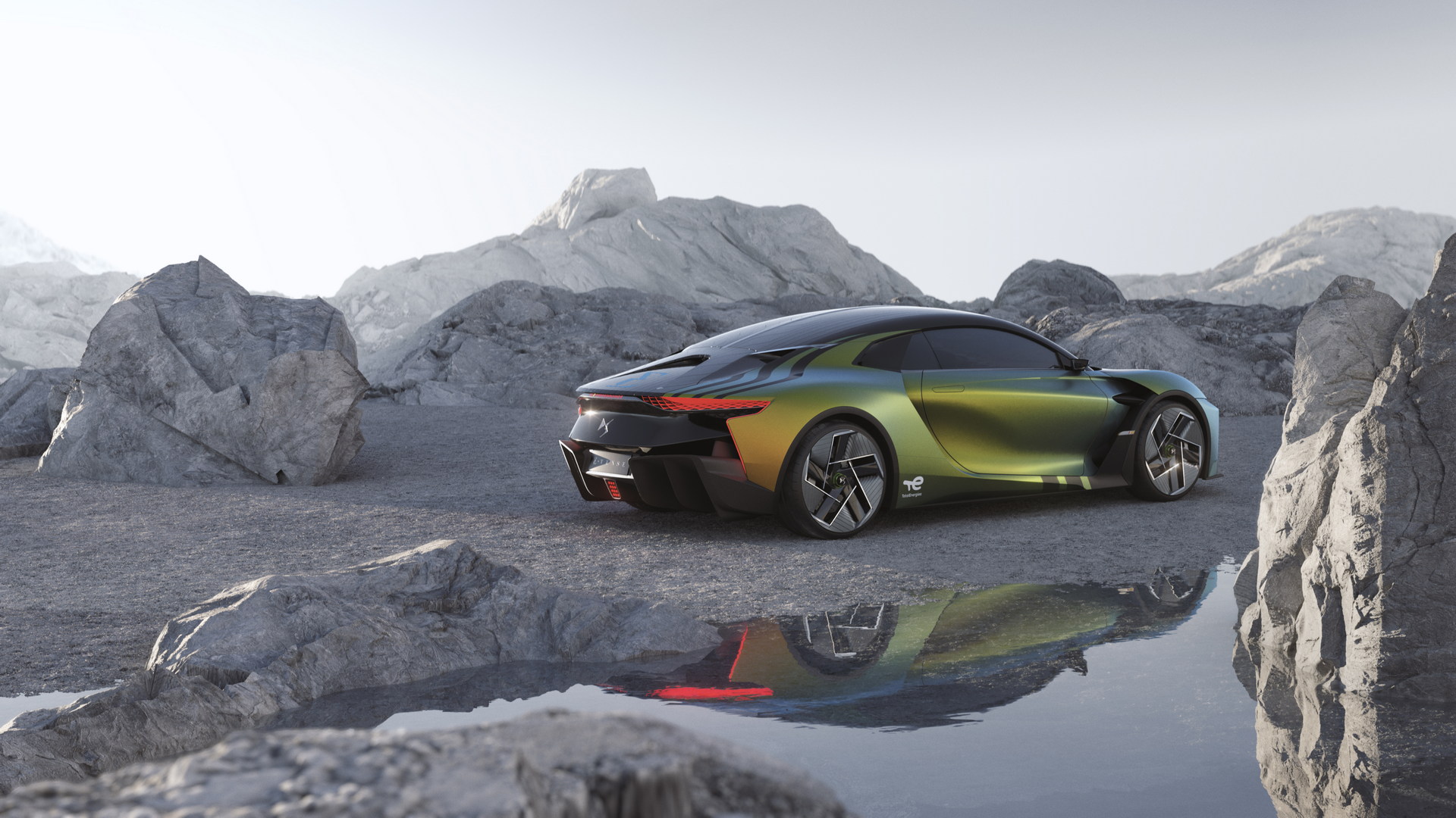 Download 2022 DS E-Tense Performance Concept - Rear Three-Quarter HD Wallpaper 1920x1080 #9