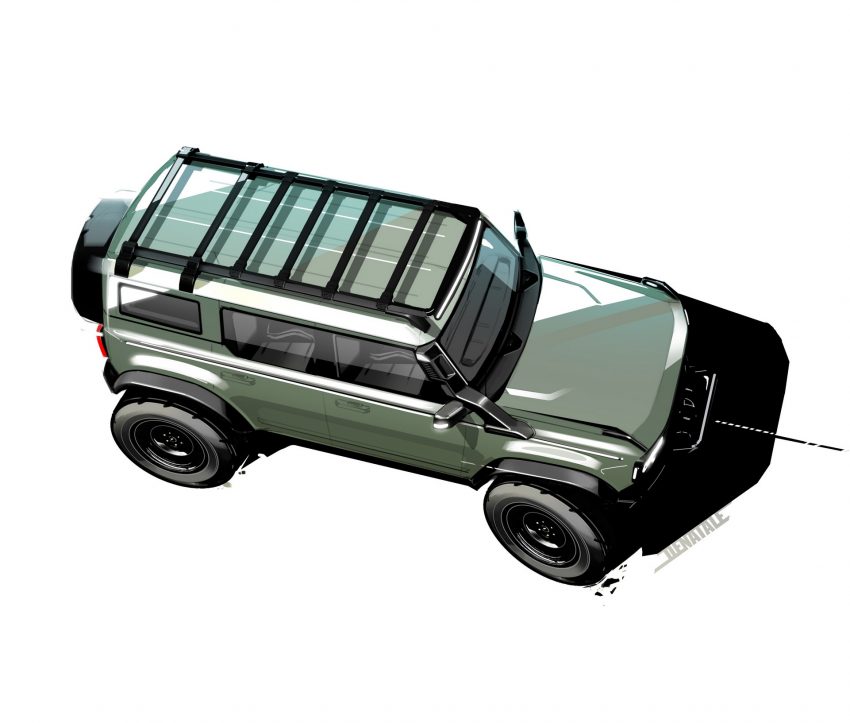 2022 Ford Bronco Everglades Edition - Design Sketch Wallpaper 850x723 #48