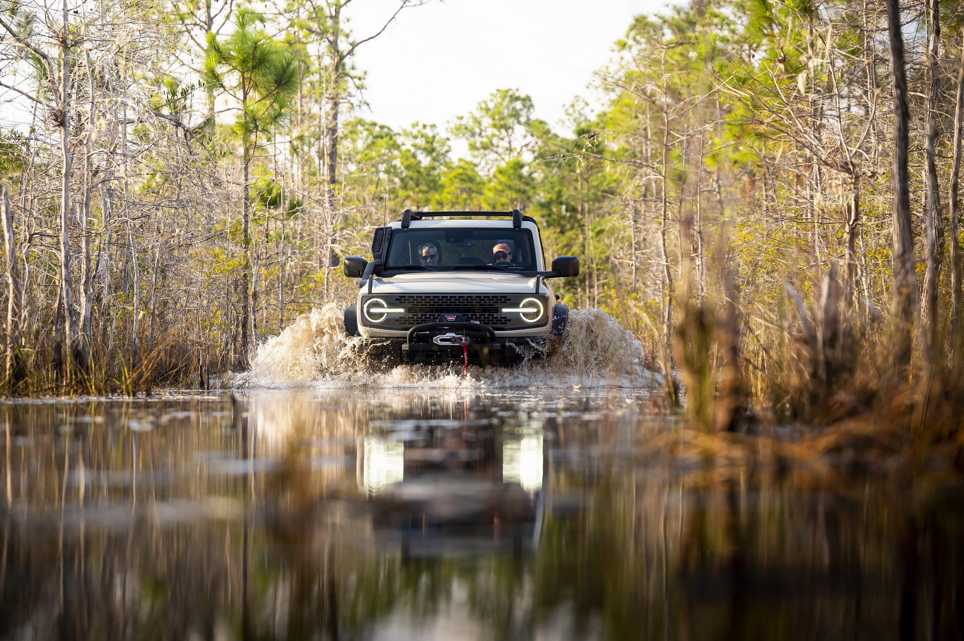 Download 2022 Ford Bronco Everglades Edition - Water fording HD Wallpaper 1921x1278 #4