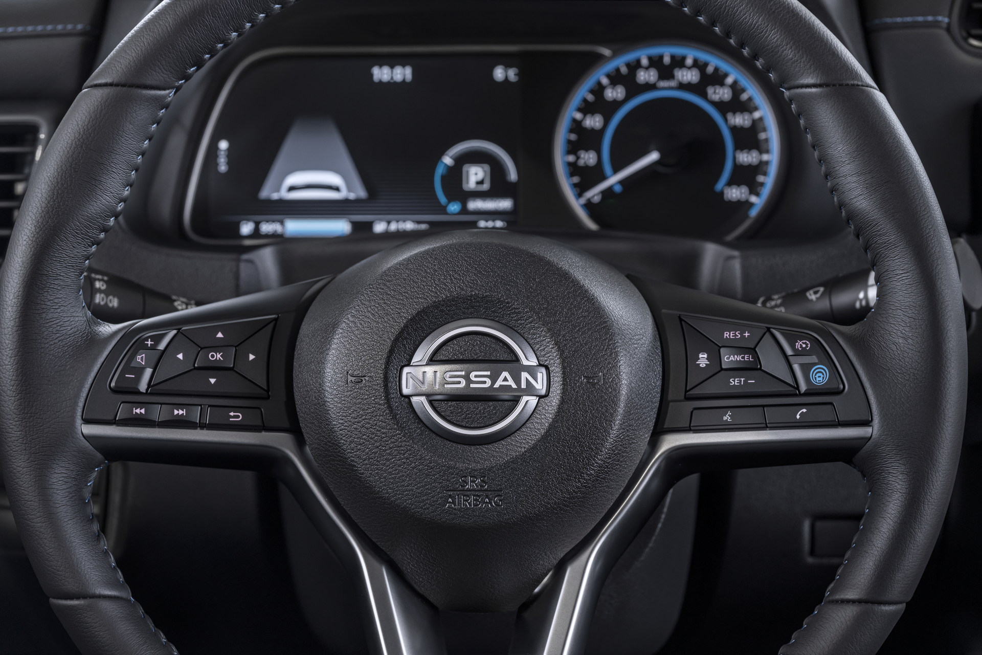 Download 2022 Nissan Leaf - Interior, Steering Wheel HD Wallpaper 1920x1280 #44