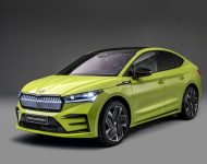 2022 Skoda Enyaq Coupe RS iV - Front Three-Quarter Wallpaper 190x150