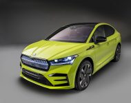2022 Skoda Enyaq Coupe RS iV - Front Three-Quarter Wallpaper 190x150