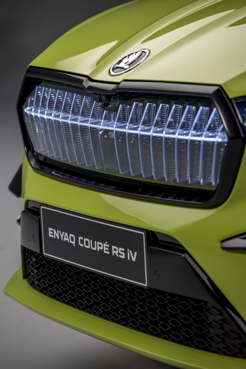 2022 Skoda Enyaq Coupe RS iV - Grille Phone Wallpaper 850x1275 #14