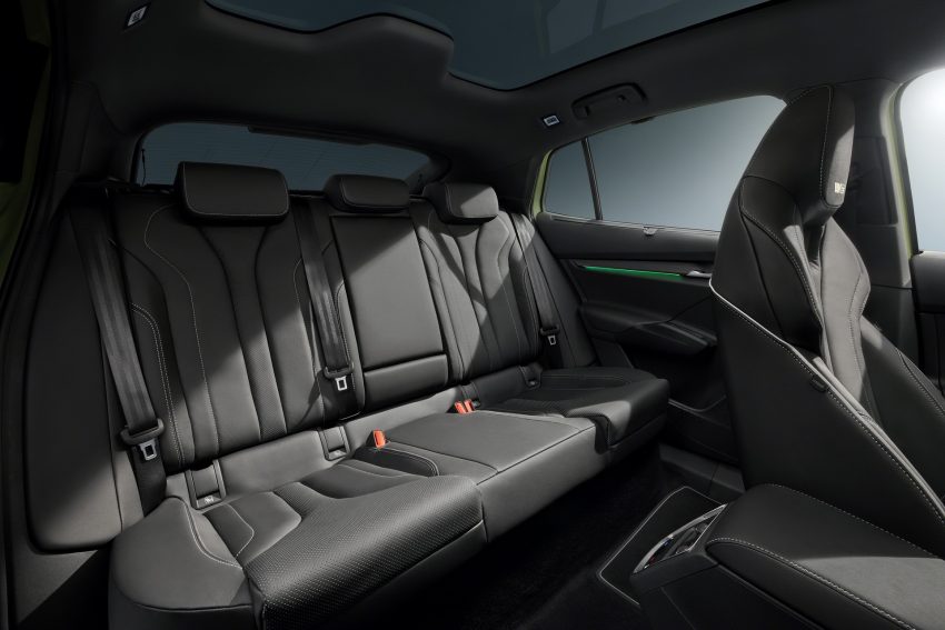 2022 Skoda Enyaq Coupe RS iV - Interior, Rear Seats Wallpaper 850x567 #33