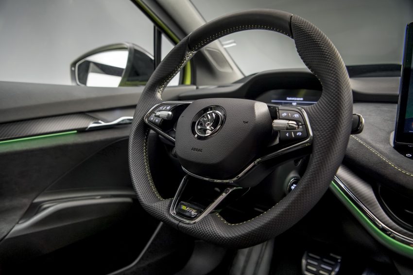 2022 Skoda Enyaq Coupe RS iV - Interior, Steering Wheel Wallpaper 850x567 #31