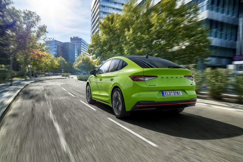 2022 Skoda Enyaq Coupe RS iV - Rear Wallpaper 850x567 #4