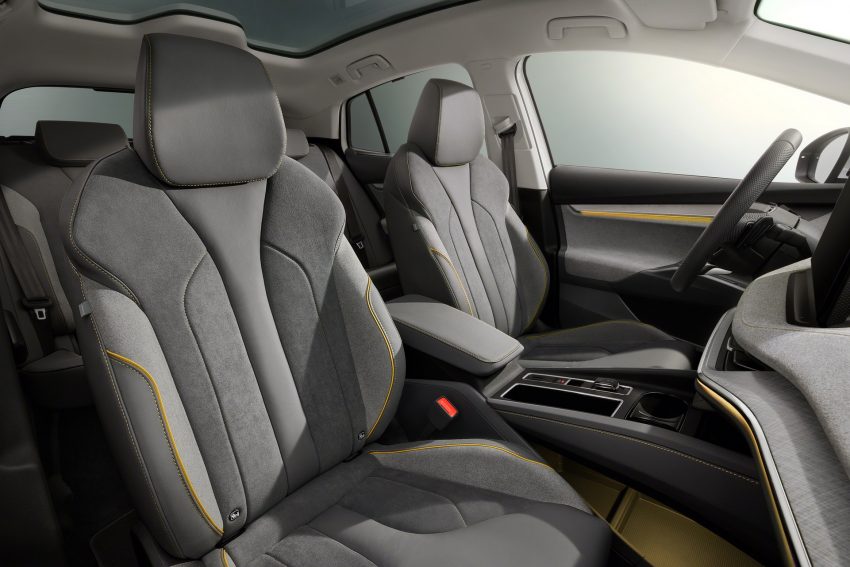 2022 Skoda Enyaq Coupe iV - Interior, Front Seats Wallpaper 850x567 #12