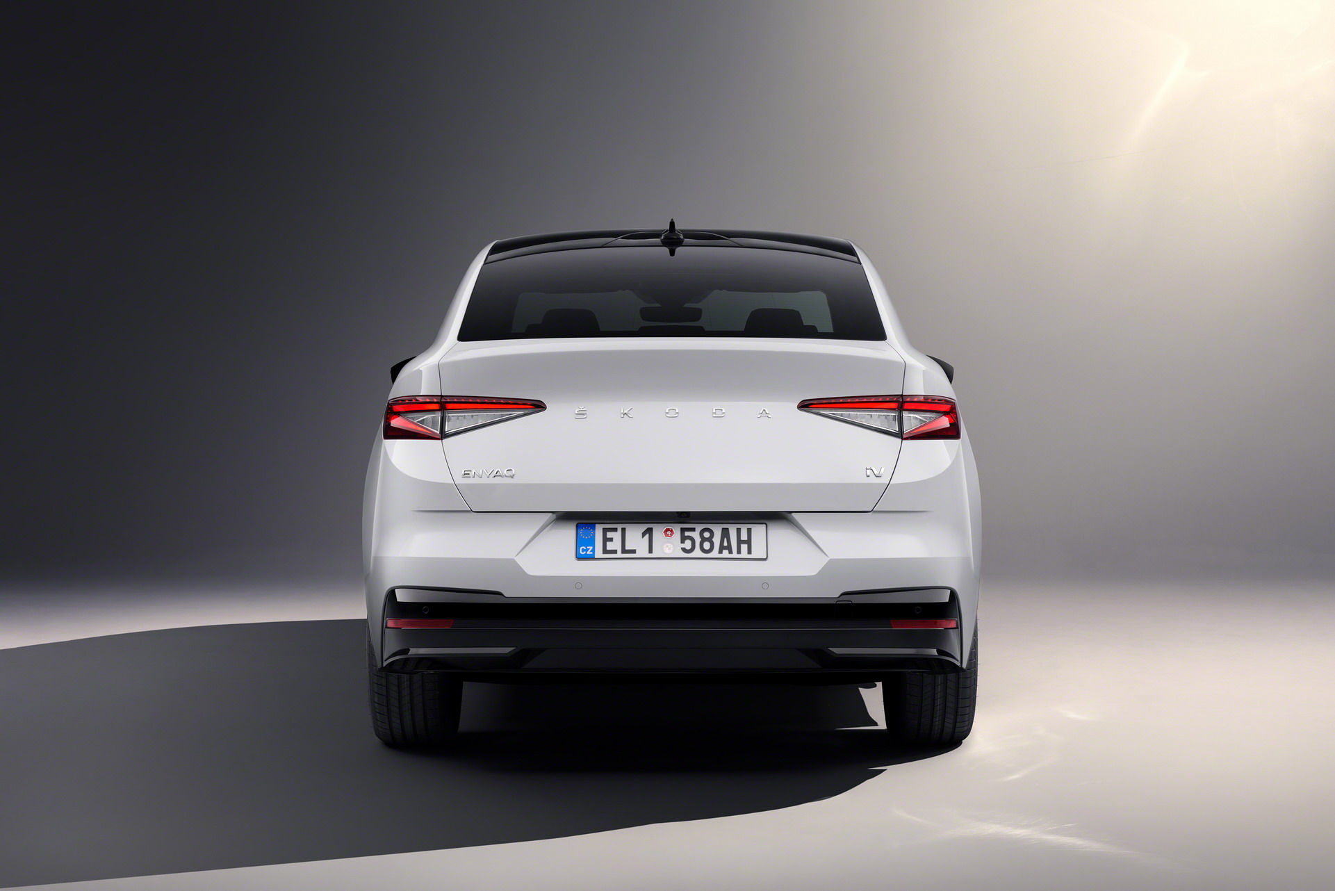 Download 2022 Skoda Enyaq Coupe iV - Rear HD Wallpaper 1921x1282 #6