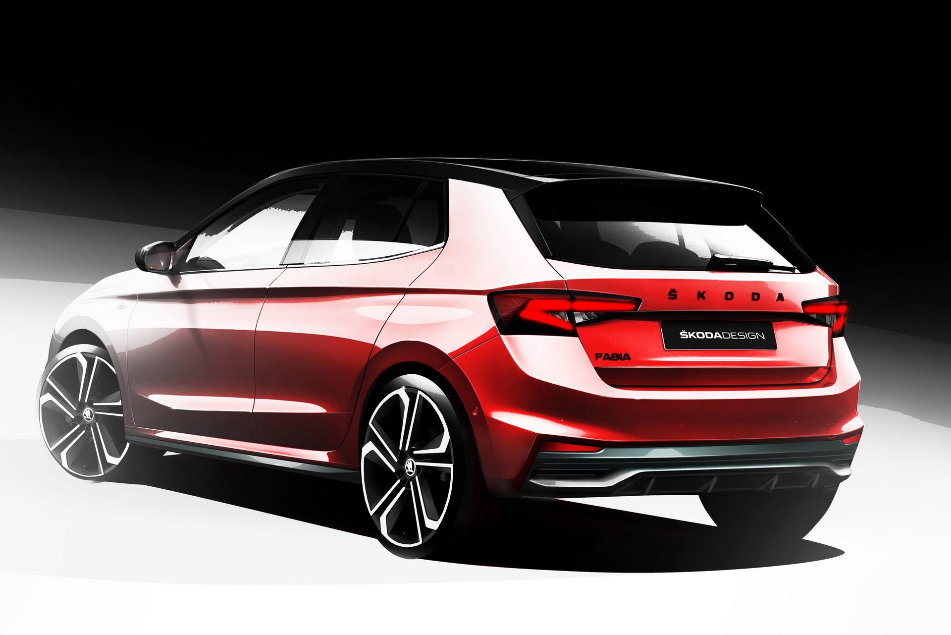Download 2022 Skoda Fabia Monte Carlo - Design Sketch HD Wallpaper 1920x1281 #23