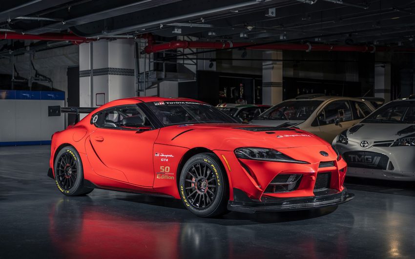 2022 Toyota GR Supra GT4 50 Edition - Front Three-Quarter Wallpaper 850x531 #1