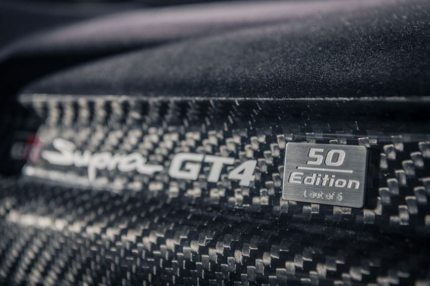 2022 Toyota GR Supra GT4 50 Edition - Interior, Detail Wallpaper 850x567 #10