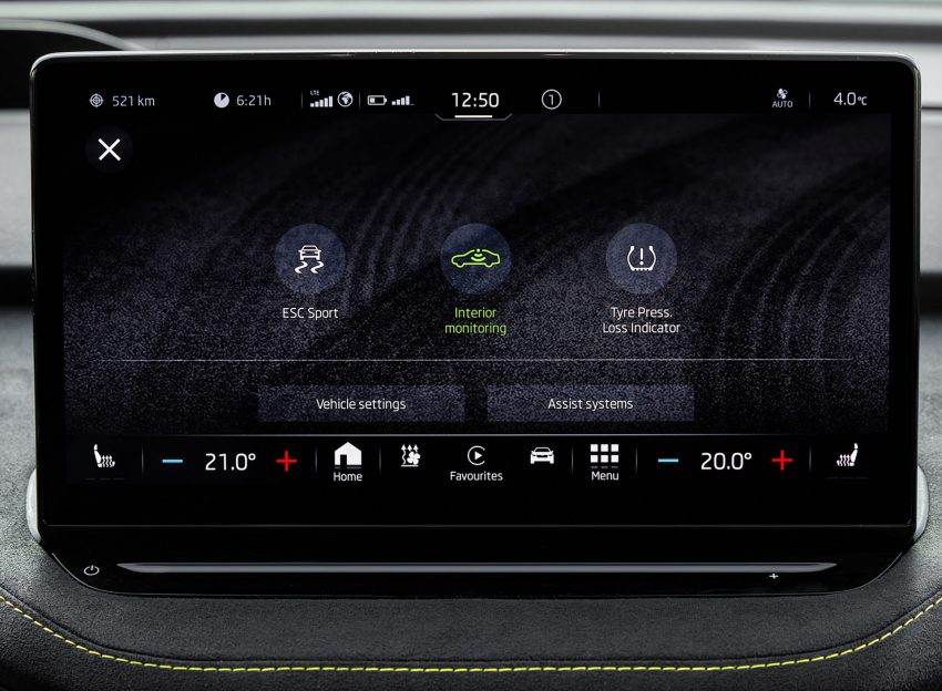 2022 Škoda ENYAQ Coupe RS iV - Central Console Wallpaper 850x624 #117