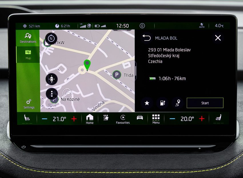 2022 Škoda ENYAQ Coupe RS iV - Central Console Wallpaper 850x624 #116