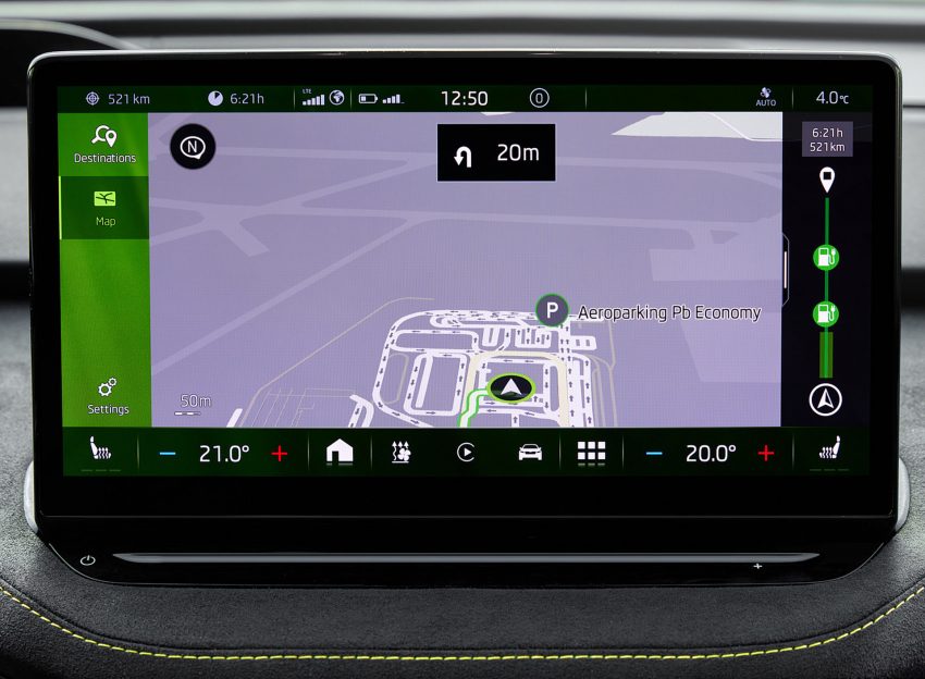 2022 Škoda ENYAQ Coupe RS iV - Central Console Wallpaper 850x624 #114