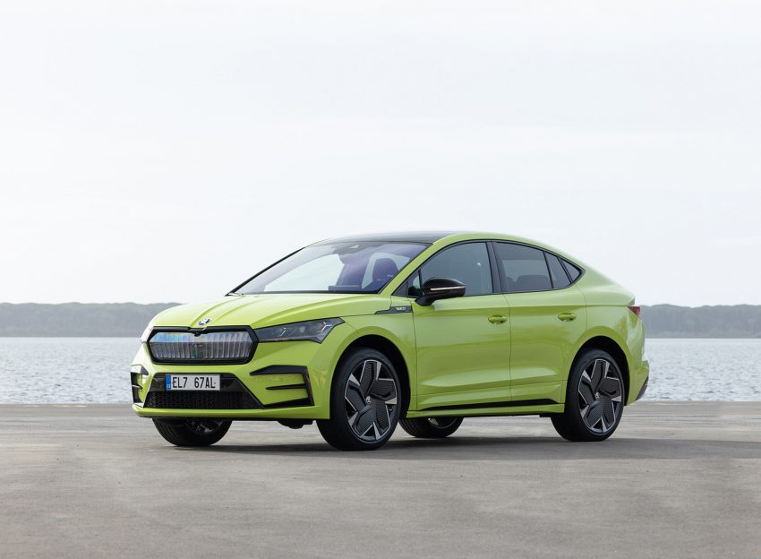 2022 Škoda ENYAQ Coupe RS iV - Front Three-Quarter Wallpaper 850x624 #59