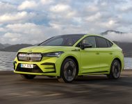 2022 Škoda ENYAQ Coupe RS iV - Front Three-Quarter Wallpaper 190x150