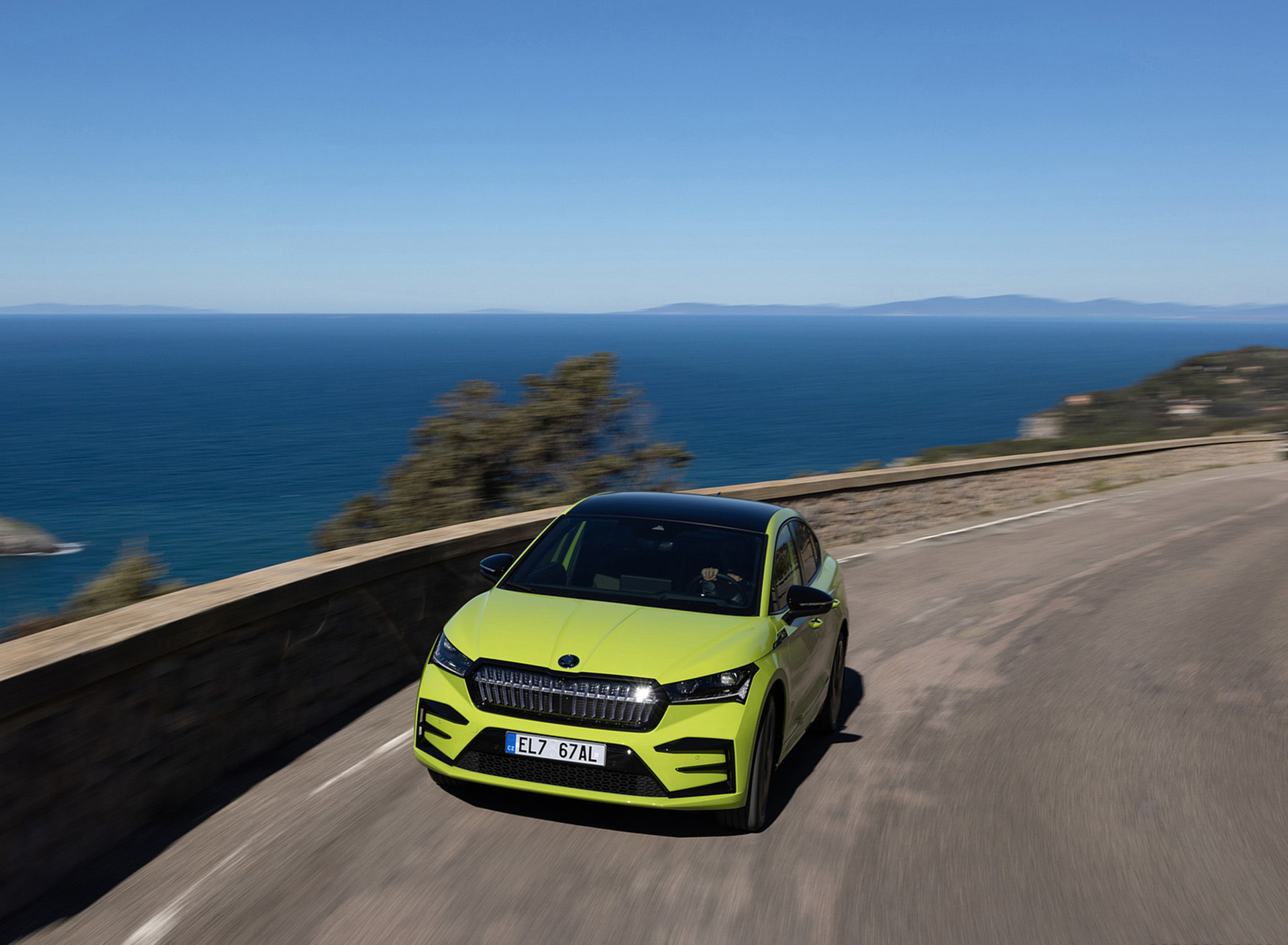 Download 2022 Škoda ENYAQ Coupe RS iV - Front HD Wallpaper 1920x1409 #44