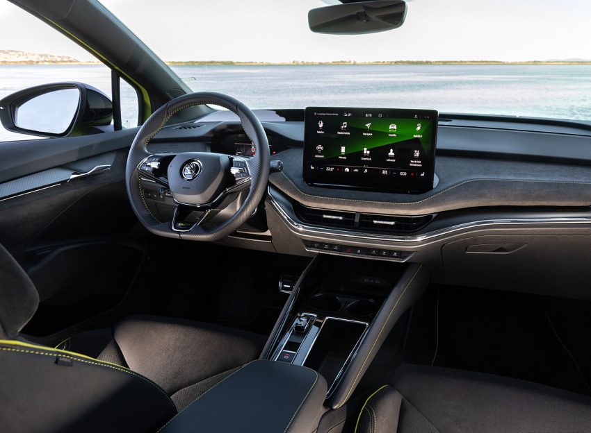 2022 Škoda ENYAQ Coupe RS iV - Interior, Cockpit Wallpaper 850x624 #111